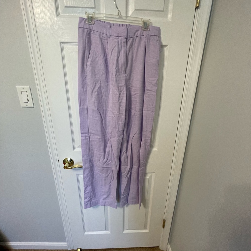 Old Navy Lilac Wide Leg Trousers